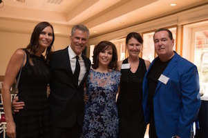 Attorney with friends at the event