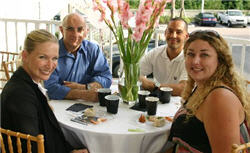 Barbara Thompson, Julie Lokietz, Dr. Anthony Astaphan and Raymond Massey