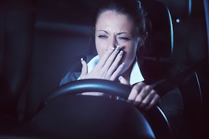 Tired Person Driving