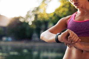 Woman doing Fitness