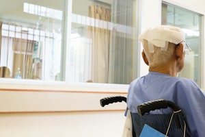 Pacient with Bandage on Head