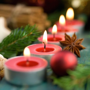 chrismas candles