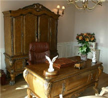 Italian Rennaisance style is part of the firm's decor Italian Rennaisance style is part of the firm's decor
