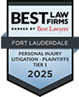 Best Law Firms / Fort Lauderdale / Personal Injury Litigation - Plaintiffs Tier 1 / 2025 - Badge