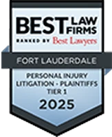 Best Law Firms / Fort Lauderdale / Personal Injury Litigation - Plaintiffs Tier 1 / 2025 - Badge
