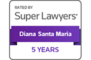 Super Lawyers / Diana Santa Maria / 5 Years - Badge