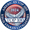 America's Top 100 High Stakes Litigators - 2024