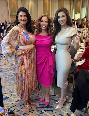 Diana Santa Maria with 2 persons